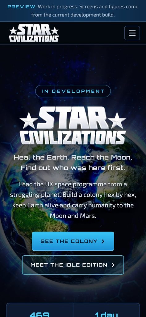 Star Civilizations on a phone