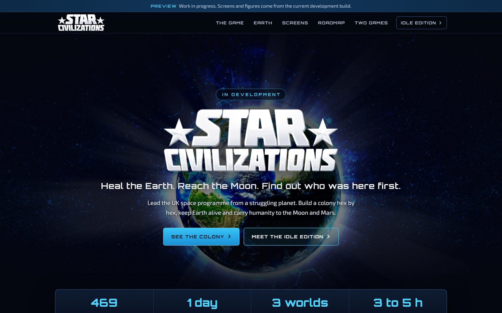 Star Civilizations on a desktop screen